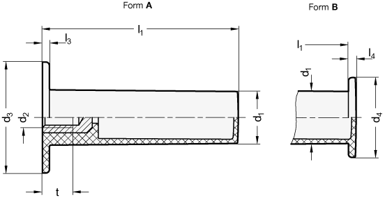 Zylindergriffe GN 539.2 Skizze