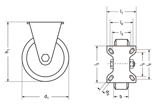 Apparate Bockrollen HA 5102 Skizze