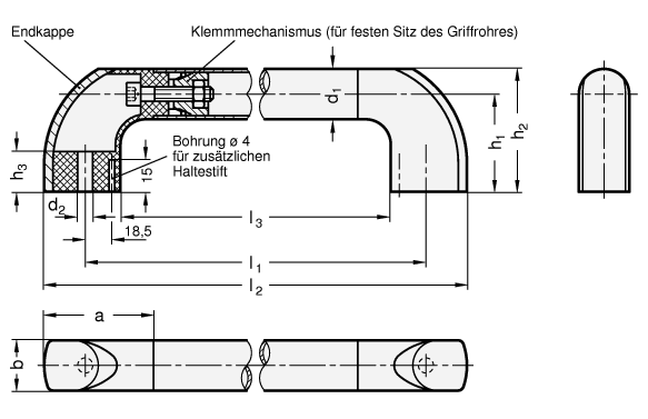 Buegelgriffe GN 767 Skizze