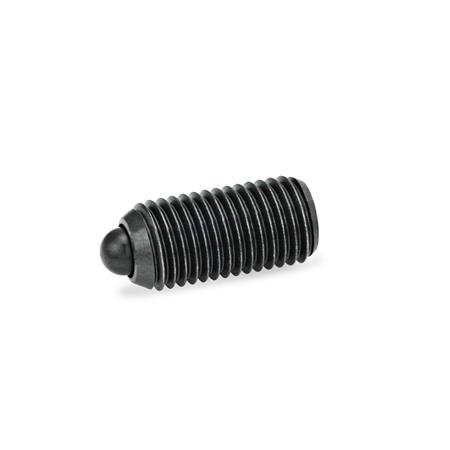 Spring Plungers Steel  Stainless Steel GN 615.4