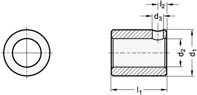 Reduzierbuchsen GN 952.1 Skizze