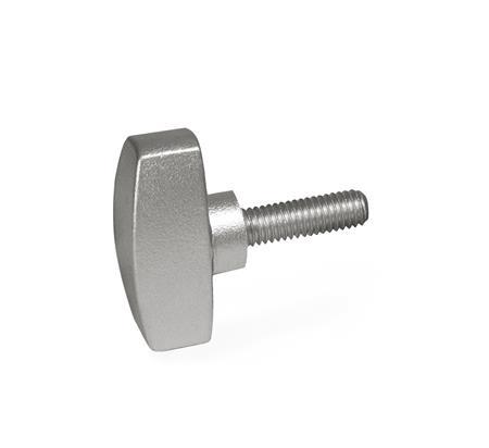 Stainless Steel Wing Screws precision casting AISI CF 8  matte shot blasted GN 433