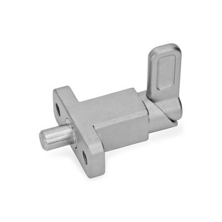 Stainless Steel Spring Latches Guide steel  zinc plated or black coated GN 722.2