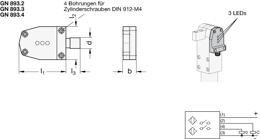 Naeherungsschalter GN 893.4 Skizze