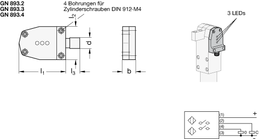 Naeherungsschalter GN 893.4 Skizze