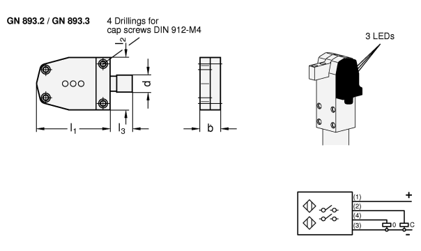 Proximity Switch GN 893.4 sketch