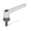 Adjustable Hand Levers with threaded stud steel GN 300.4 thumbnail