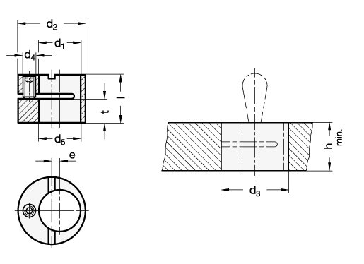 Eccentric Bushings GN 715.2 sketch