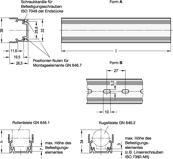 Traegerprofile GN 646.3 Skizze