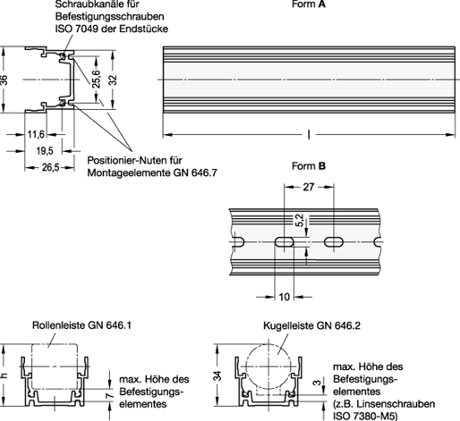 Traegerprofile GN 646.3 Skizze