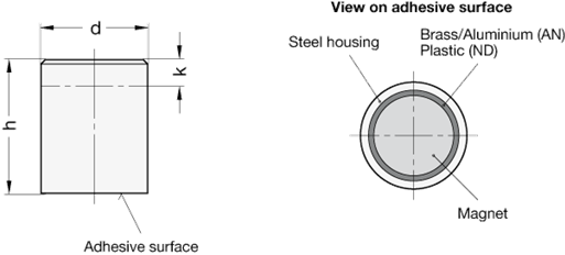 Retaining Magnets GN 52.1 sketch