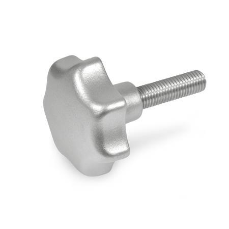 Stainless Steel Star Knobs GN 6336.5