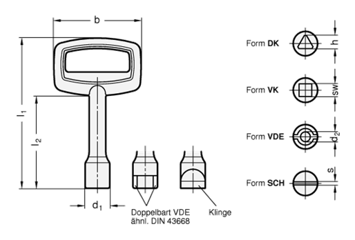 Steckschluessel GN 119.2 Skizze