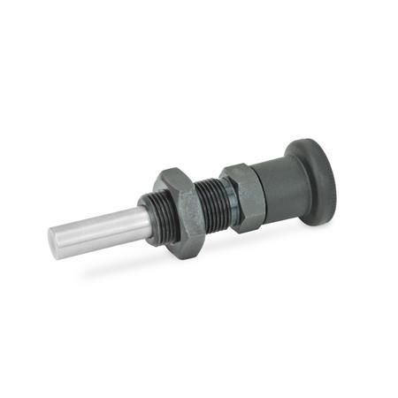 Indexing Plungers steel  blackened GN 817.8