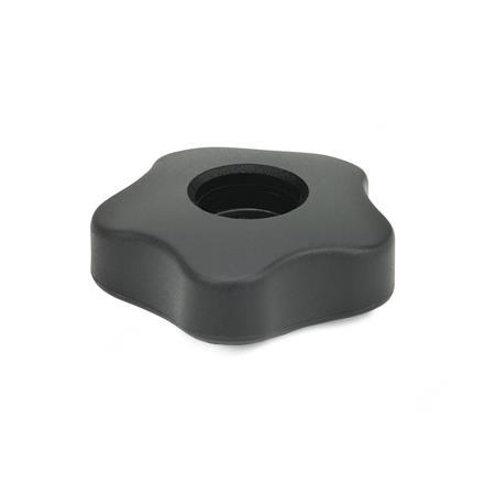 Star Knobs bushing threaded  square GN 5331