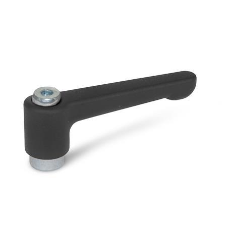 Flat Adjustable Hand Levers GN 302.2