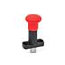 Rastbolzen mit rotem Knopf GN 817.1 thumbnail