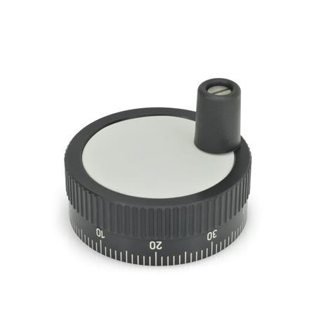 Control Handwheels with Standard Scale GN 736.1