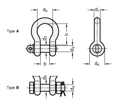 Shackles GN 585 sketch