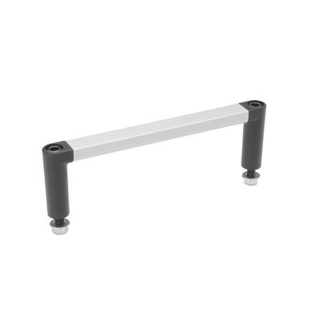 U Handles Alumnium  plastic GN 423