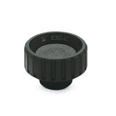 Knurled Nuts bush in brass GN 590 thumbnail