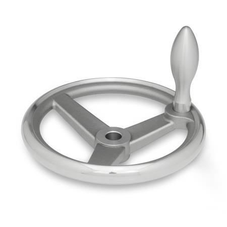 Stainless Steel Handwheels A4 quality  rim polished GN 950.6