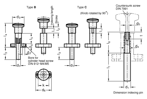 Indexing Plungers GN 817.9 sketch