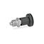 Stainless Steel Indexing Plungers knob plastic  black GN 607.1 thumbnail