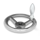 Handwheels cast iron  rim polished GN 950.1 thumbnail