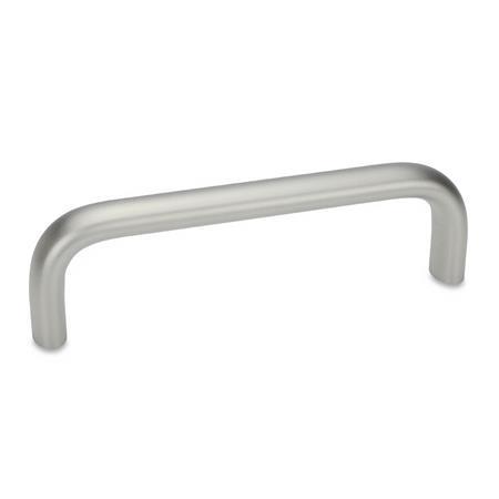Stainless Steel Cabinet U Handles Mounting from the back or operators side GN 565.5