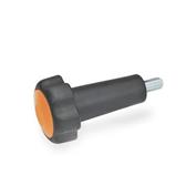 Star Knobs with Threaded Stud threaded stud steel  zinc plated GN 5332 thumbnail