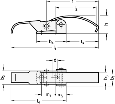 Spannverschluesse GN 833 Skizze