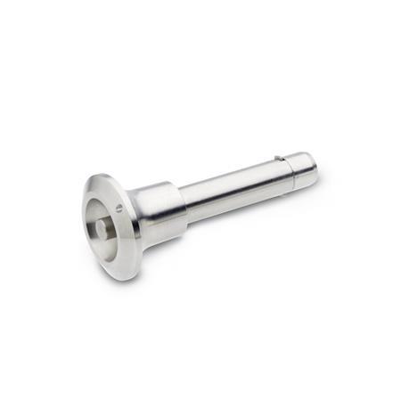 Stainless Steel Locking Pins Knob  Slider Stainless Steel GN 114.6