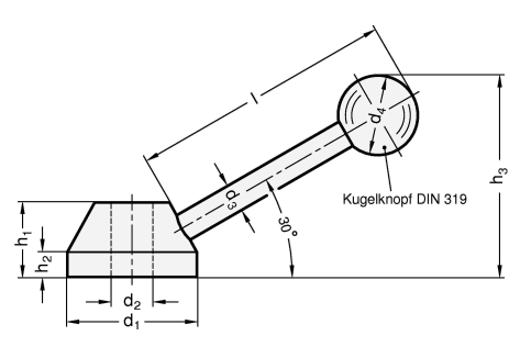 Schalterknebel GN 223 Skizze