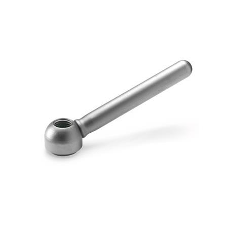 Stainless Steel Clamp Nuts matte shot blasted GN 99.6