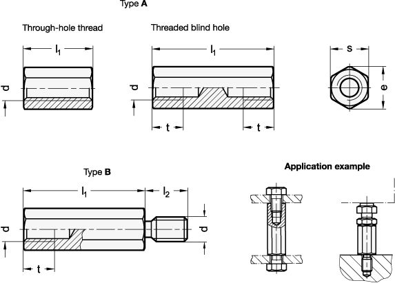 Spacers GN 6220 sketch