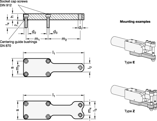 Static Holders GN 869.1 sketch