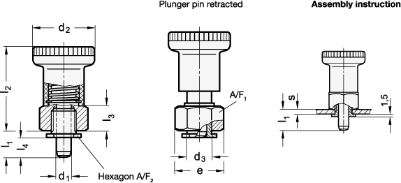Indexing Plungers GN 607.2 sketch