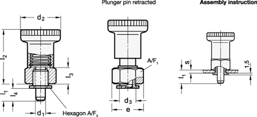Indexing Plungers GN 607.2 sketch