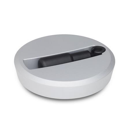 Handwheels with Retractable Handle plastic coated  handle locked GN 923.3
