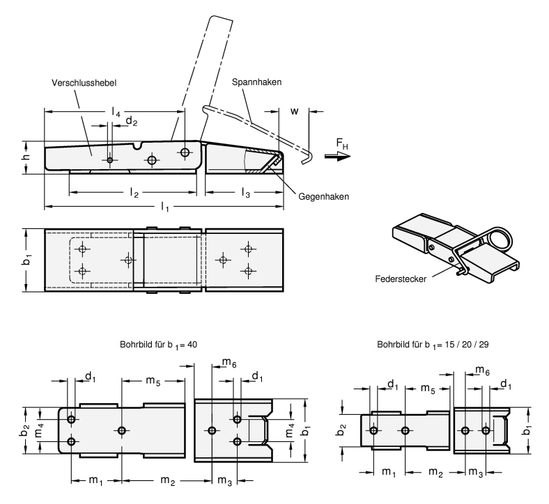 Spannverschluesse GN 8330 Skizze