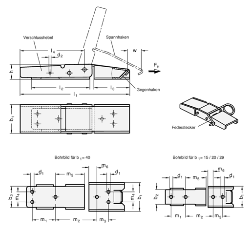 Spannverschluesse GN 8330 Skizze