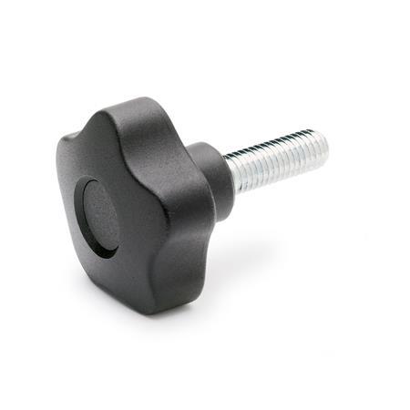 Star Knobs with Threaded Stud GN 5337.2