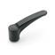 Clamping Levers with threaded bushing  bore H9  square GN 601 thumbnail