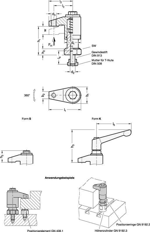 Aufsitzspanner GN 9192 Skizze