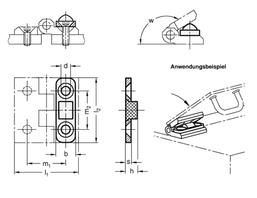 Anschlaege GN 2374 Skizze