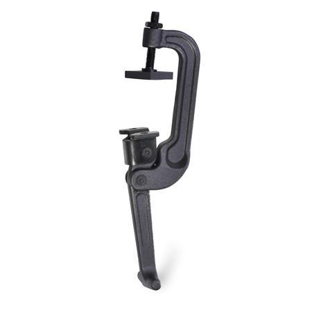 C Clamps Steel  blackened GN 855