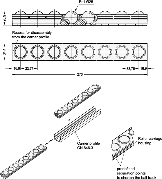 Ball Track GN 646.2 sketch