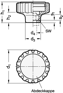 Raendelgriffe GN 7336 Skizze