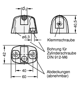 Sockel fuer GN 177 GN 177.2 Skizze